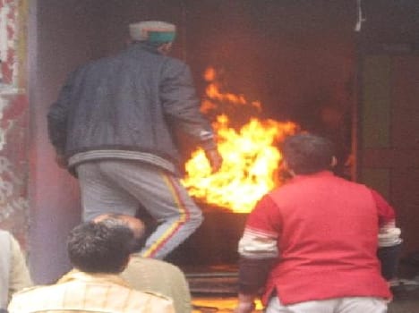 fire in banjar